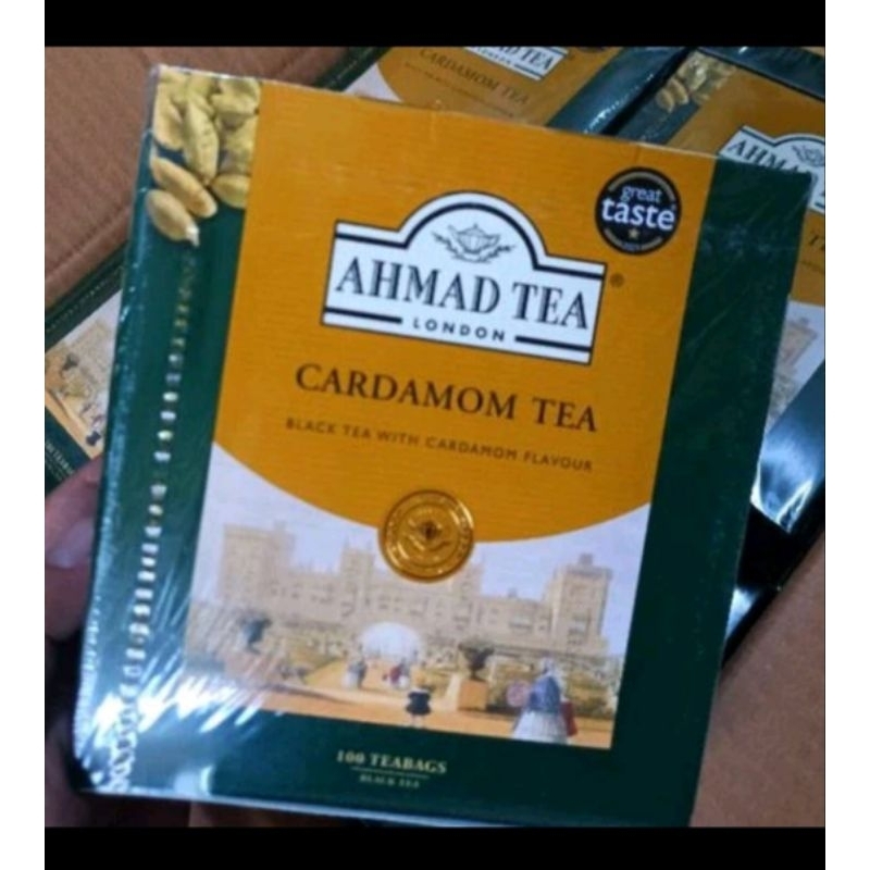 Jual Teh Ahmad isi 100 bags Ahmad Tea London Rasa Cardamom / Mint Green ...