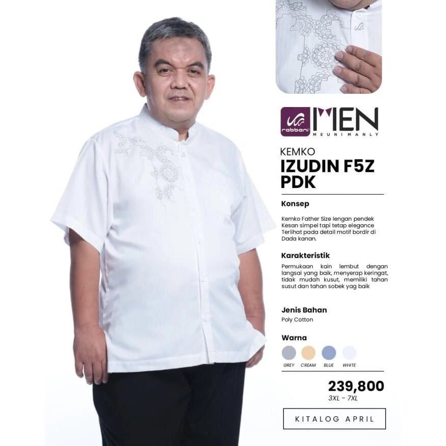 Jual Rabbani - Kemko Izudin Father Size/Bigsize/Jumbo (PS) | Shopee ...