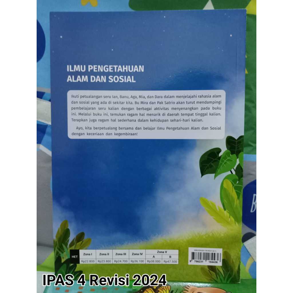 Jual IK6 Ilmu Pengetahuan Alam dan Sosial / IPAS Kelas 4 SD/MI Edisi ...