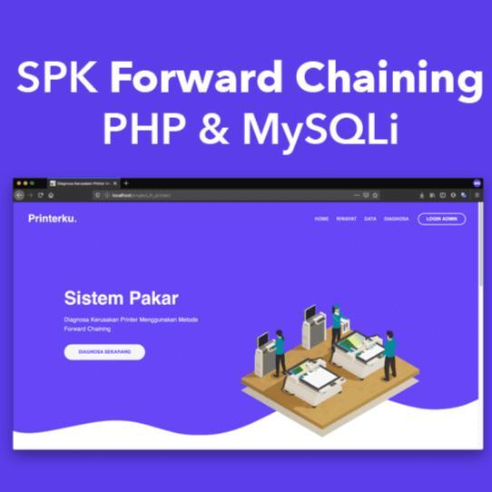 Aplikasi Web Sistem Pakar Diagnosa Kerusakan Printer Metode Forward Chaining PHP MySQLi Untuk Skripsi