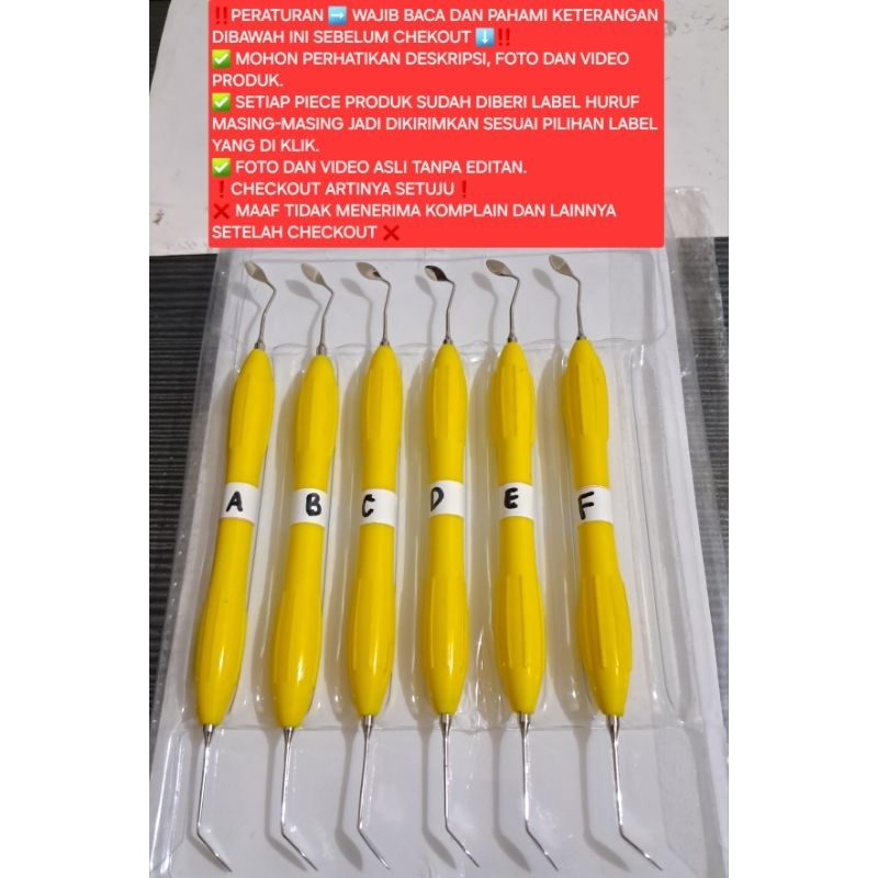Jual Dental Solo Anterior Composite Veneer Instrument Silicone Handle ...