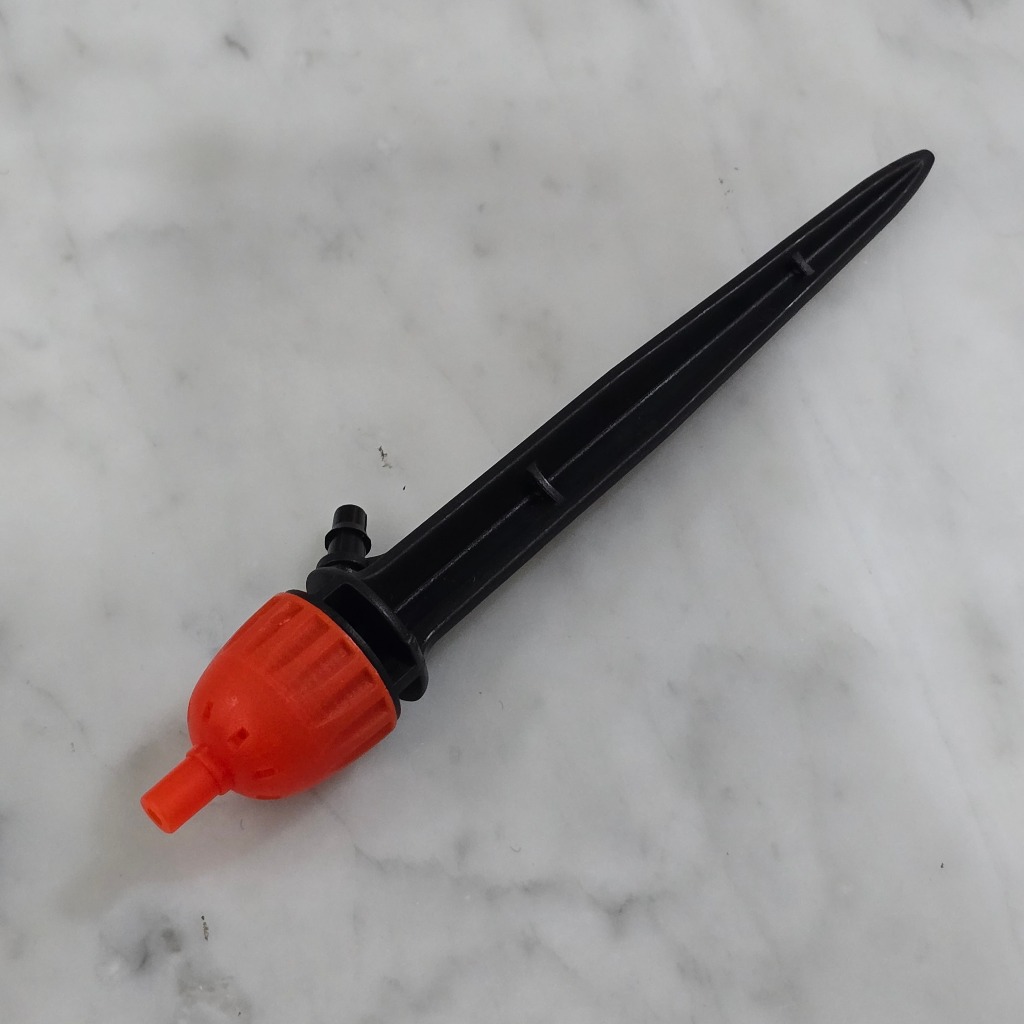 Micro Sprinkler Stick Orange 360° Atomization Dripper Spray Nozzle Irigasi Taman Misting