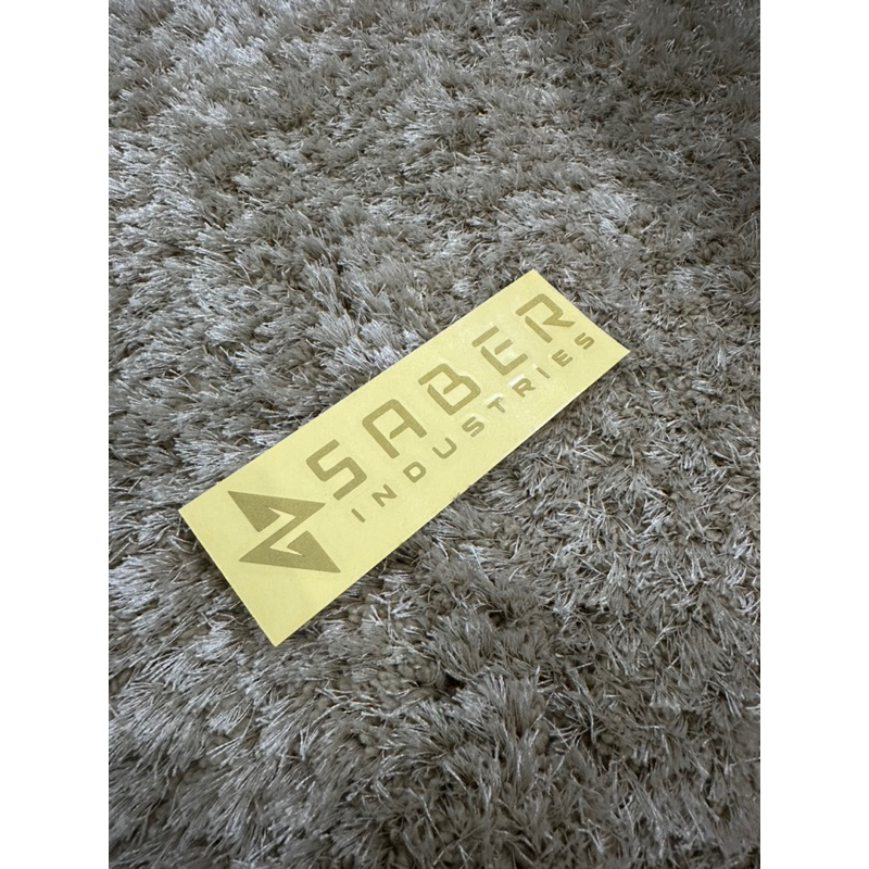 Jual Stiker Saber Industries - Cutting Sticker Kaca Mobil Saber ...