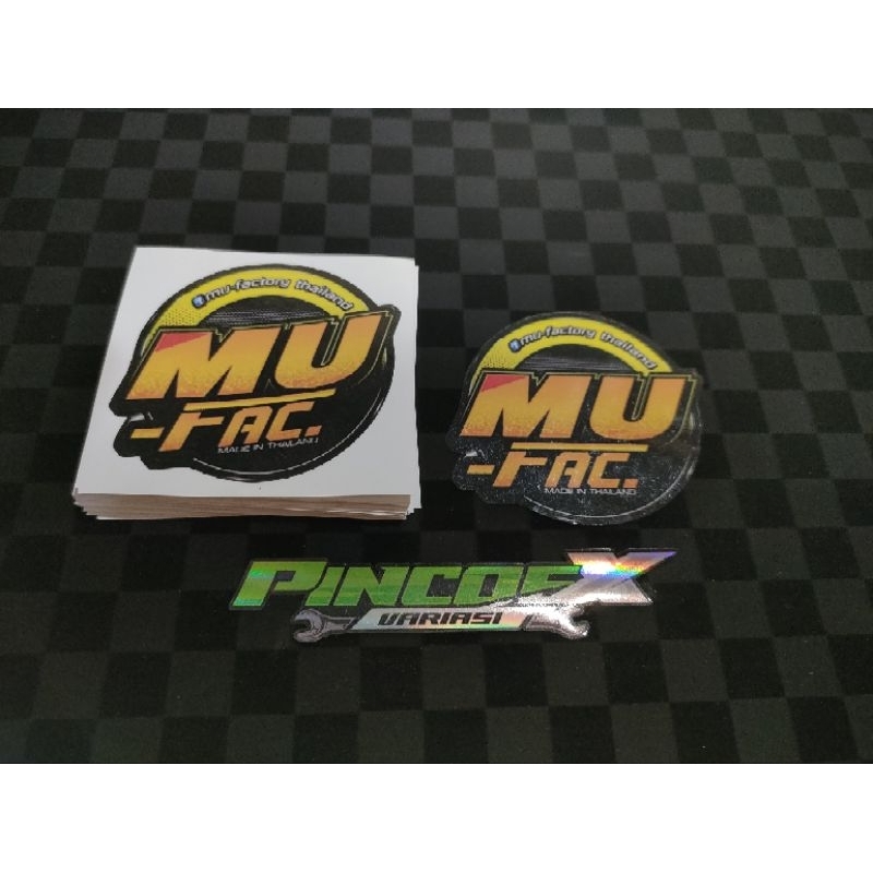 Jual stiker mu fac (isi 2) | Shopee Indonesia