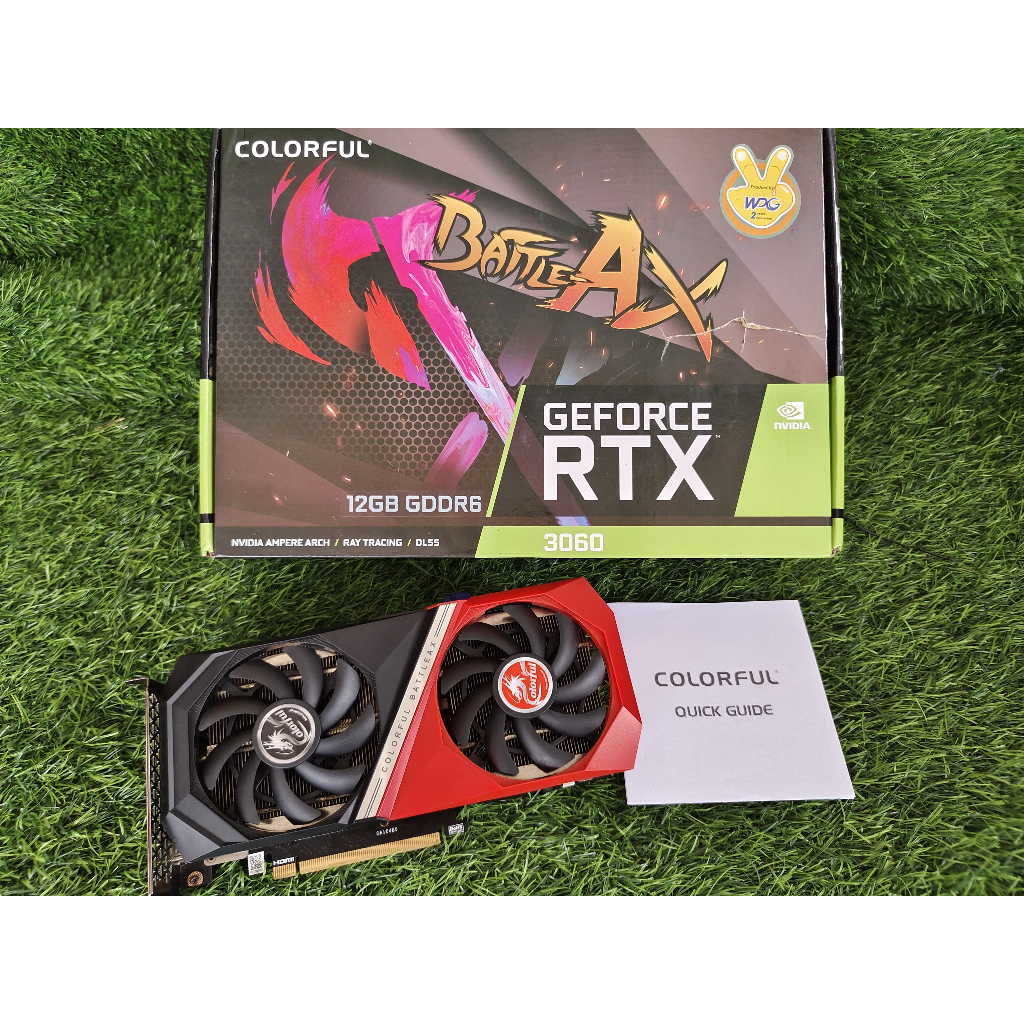 Jual RTX 3060 12Gb Colorful Gaming RTX 3060 12gb GDDR6 Battle AX ...