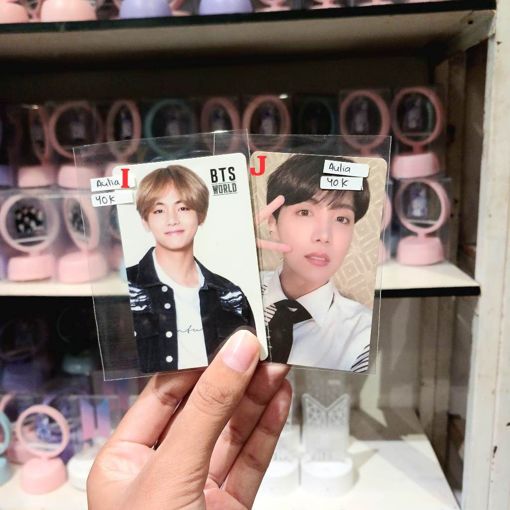 Jual OFFICIAL Photocard BTS Polaroid Life Goes On World D'icon