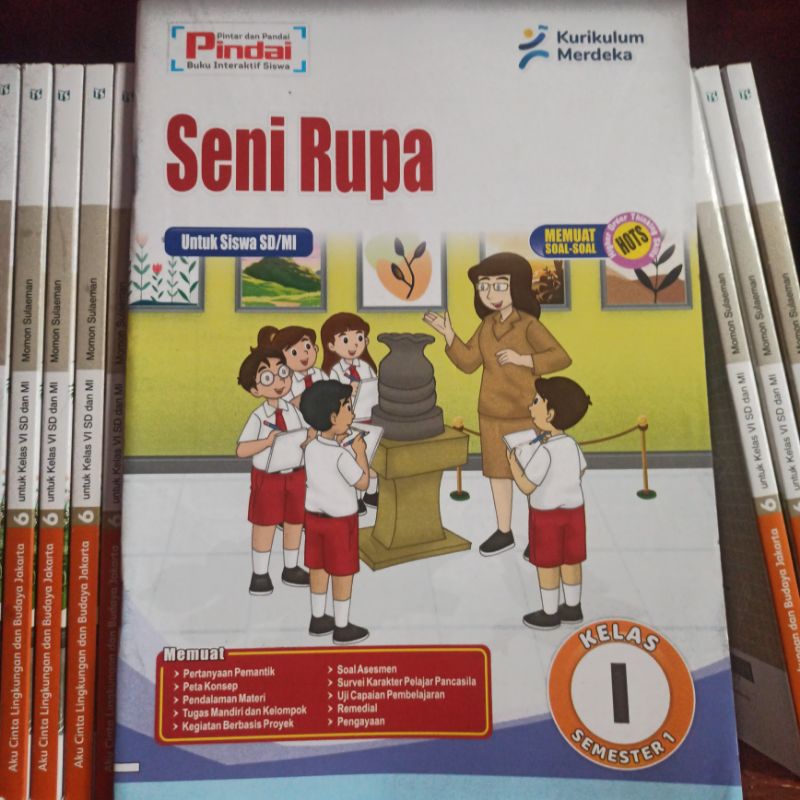 Jual LKS PINDAI SENI RUPA KELAS 1 SD ARYA DUTA SEMESTER 1 KURIKULUM ...