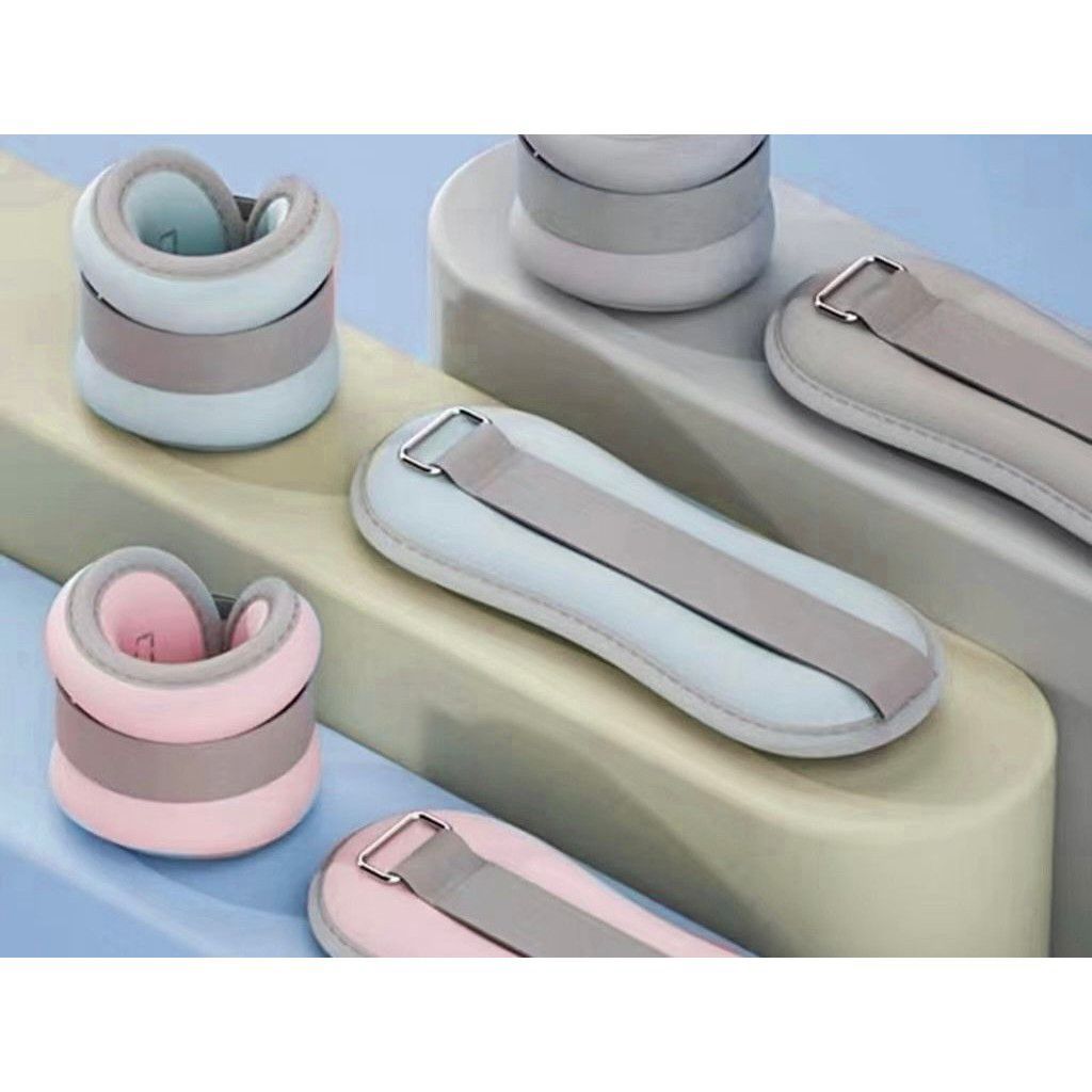 POTENCE Foot Band 3 KG / Pair Pemberat Kaki 1 KG 2 KG 3 KG Bending Kaki 3 KG / Pair Pemberat Kaki Tangan Beban Pasir FOOTBAND Alat Olahraga Alat Fitness Di Rumah Murah
