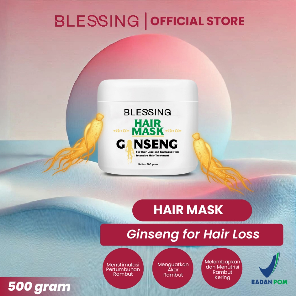 Jual BLESSING Hair Mask Ginseng 500 Gr | Creambath Ginseng | Shopee ...