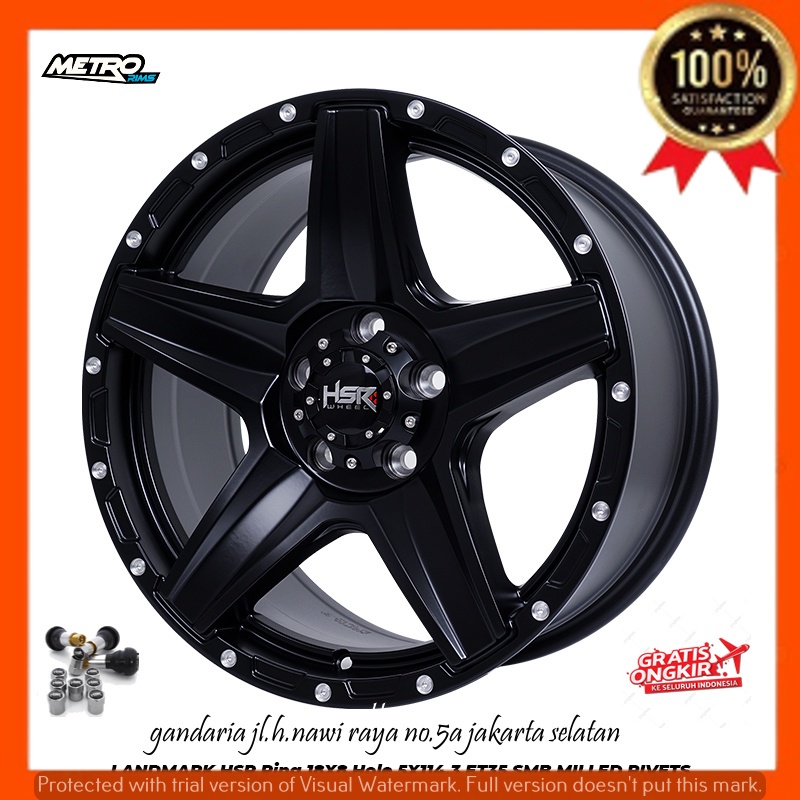 Jual VELG PELEK RACING R18 RING 18 UNTUK MOBIL INOVA XPANDER TERIOS ...