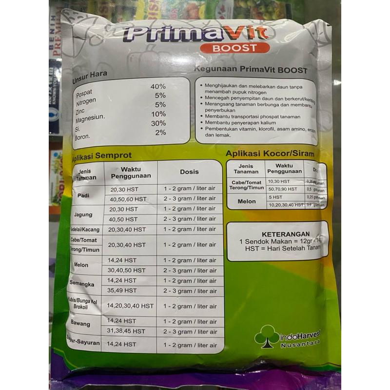 Jual PRIMAVIT BOOST 1kg ( Pupuk bunga buah ) | Shopee Indonesia