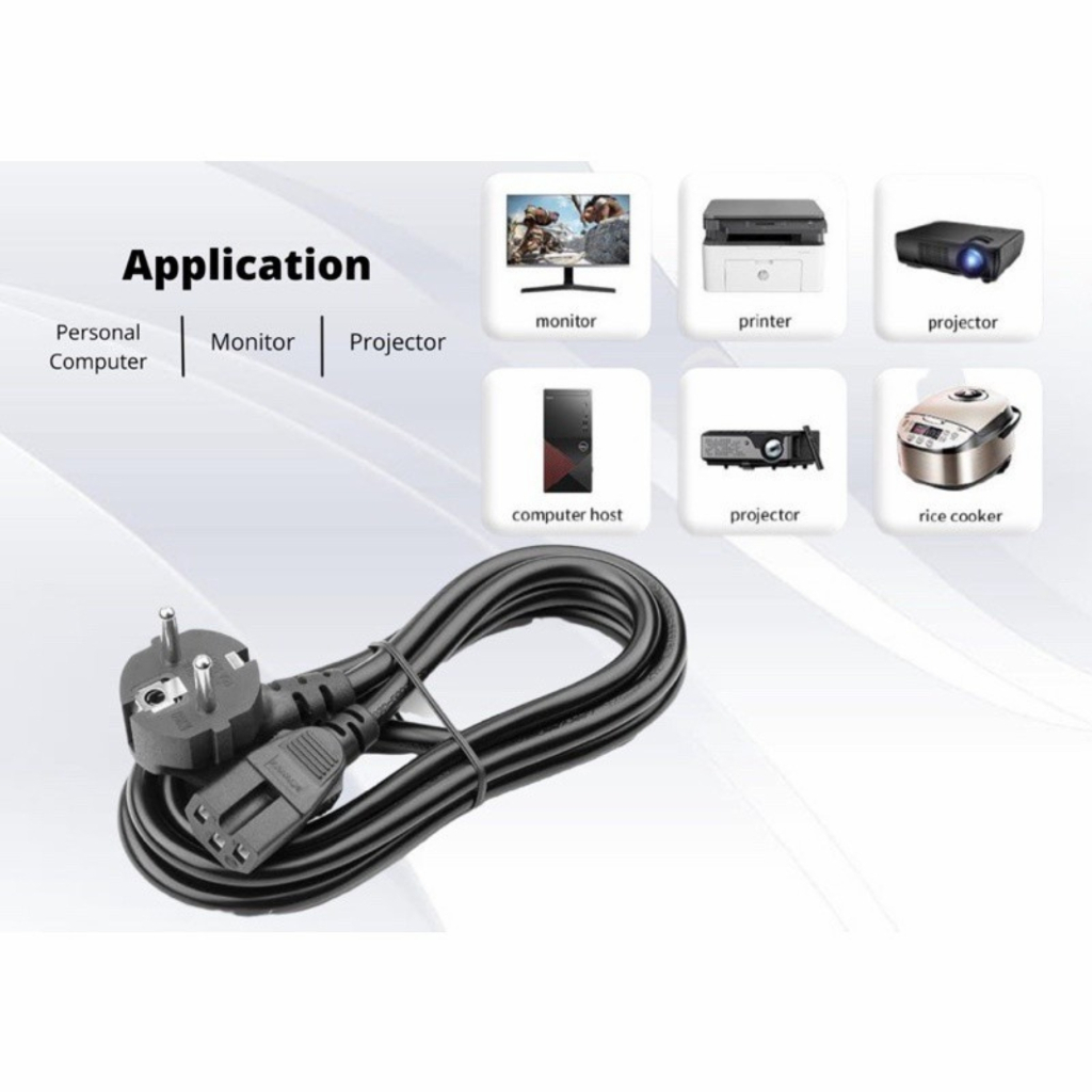 Jual Kabel Power PC 5 Meter/ Kabel Power CPU 5 Meter/ Kabel CPU Monitor ...