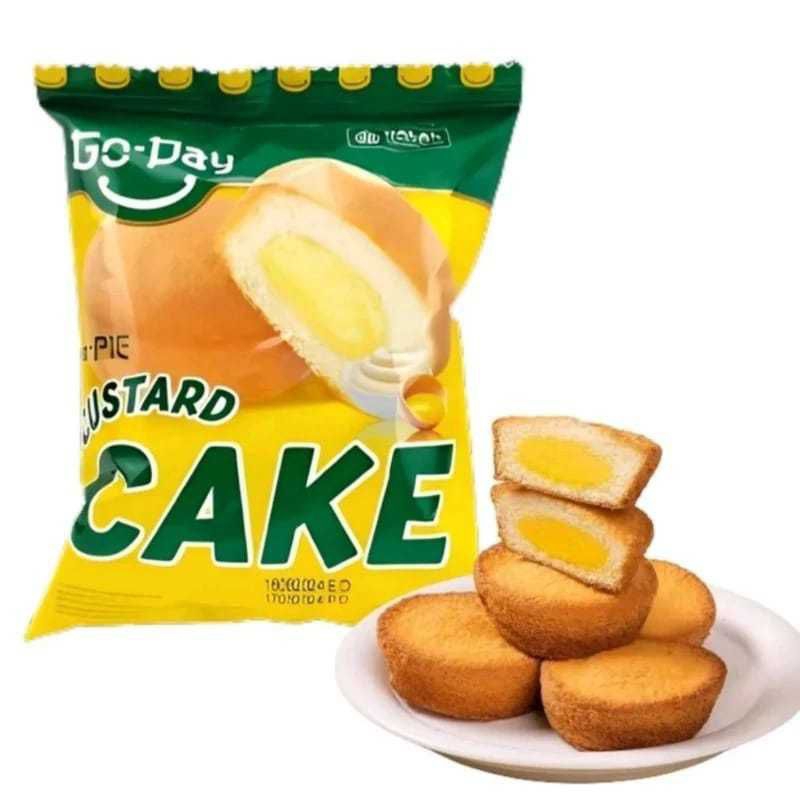 Jual 10 pc Go day Go Pie Custard Cake Roti bolu isi krim custard ...