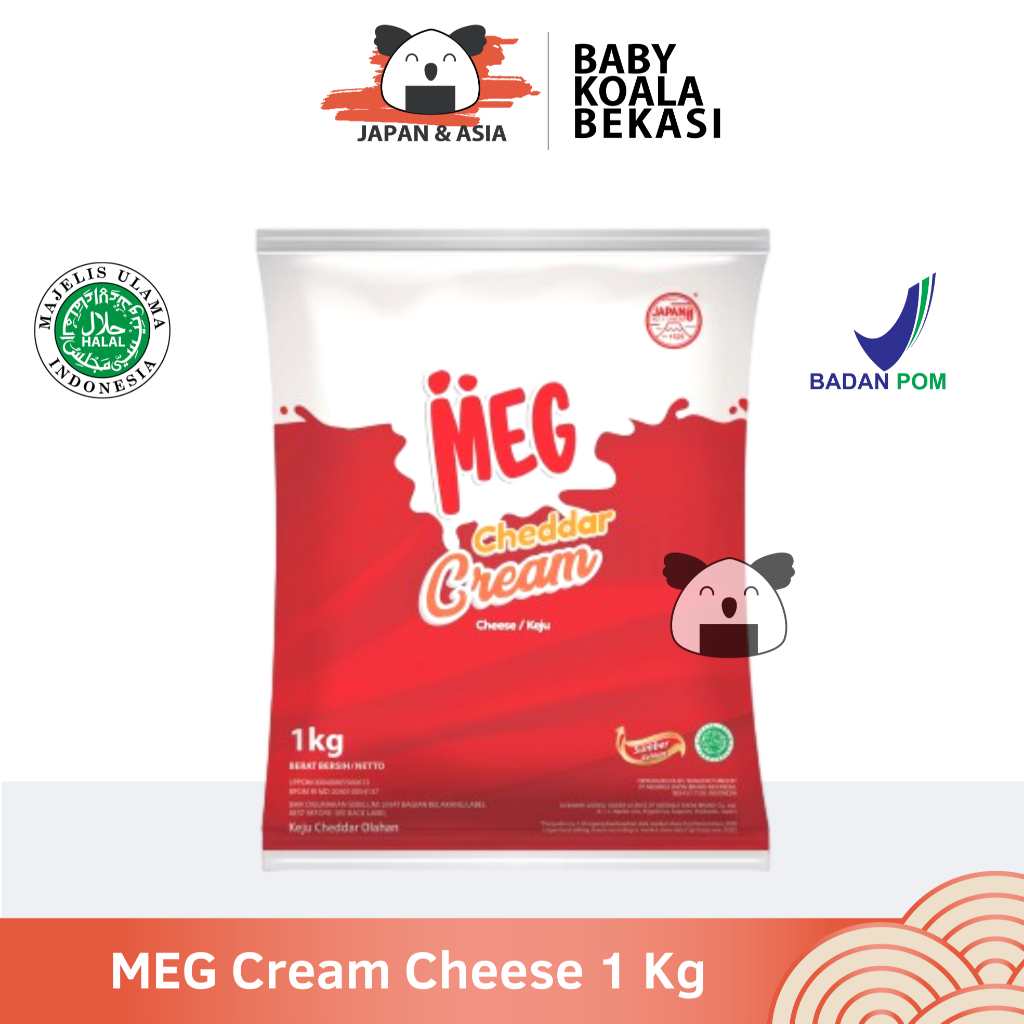 Jual MEG CHEESE Cheddar Cream 1 Kg Halal │ Chedar- Bekasi | Shopee ...