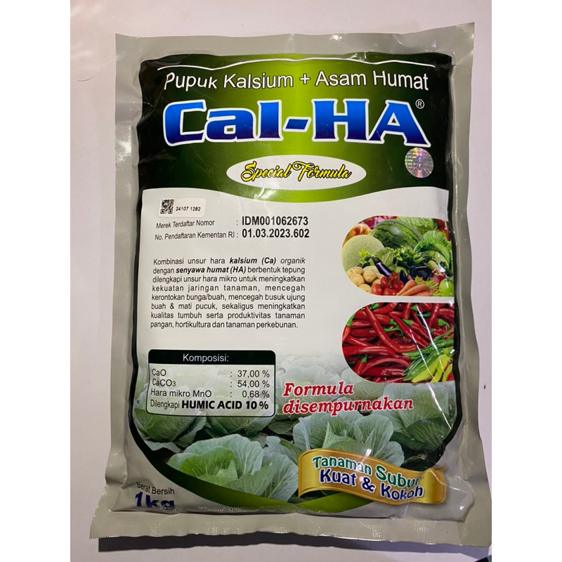 Jual CAL-HA Pupuk Calsium plus Asam Humat (kemasan 1kg) | Shopee Indonesia