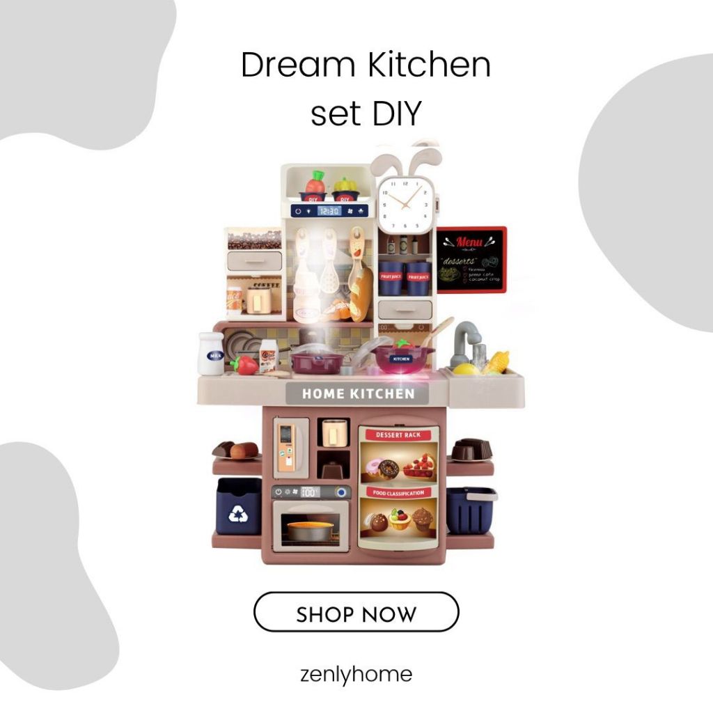 Jual ZEN 081 - Mainan Dream Kitchen DIY JUMBO / mainan kitchen anak ...