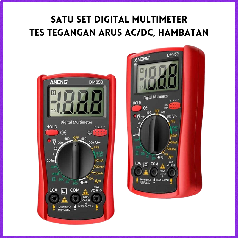 Jual COD ANENG Digital Multimeter Voltage Hambatan Tester / AVOMETER ...