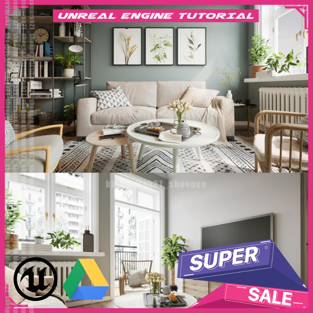Jual Unreal Engine - Scandinavian House Photorealistic Realtime ...