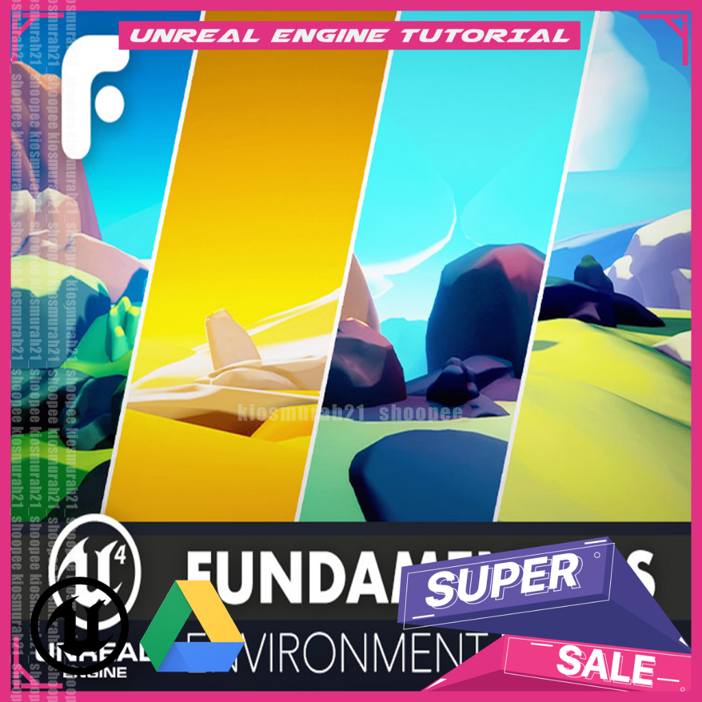 Jual Unreal Engine - Fundamentals of Environment Design for Games ...
