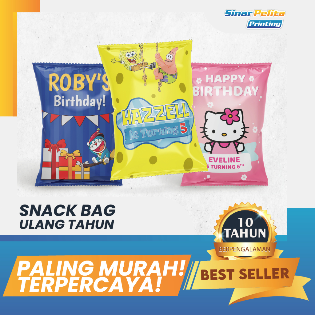 Jual Snack Bag | Giant Snack Pouch Hampers Ulang Tahun Custom | Shopee ...