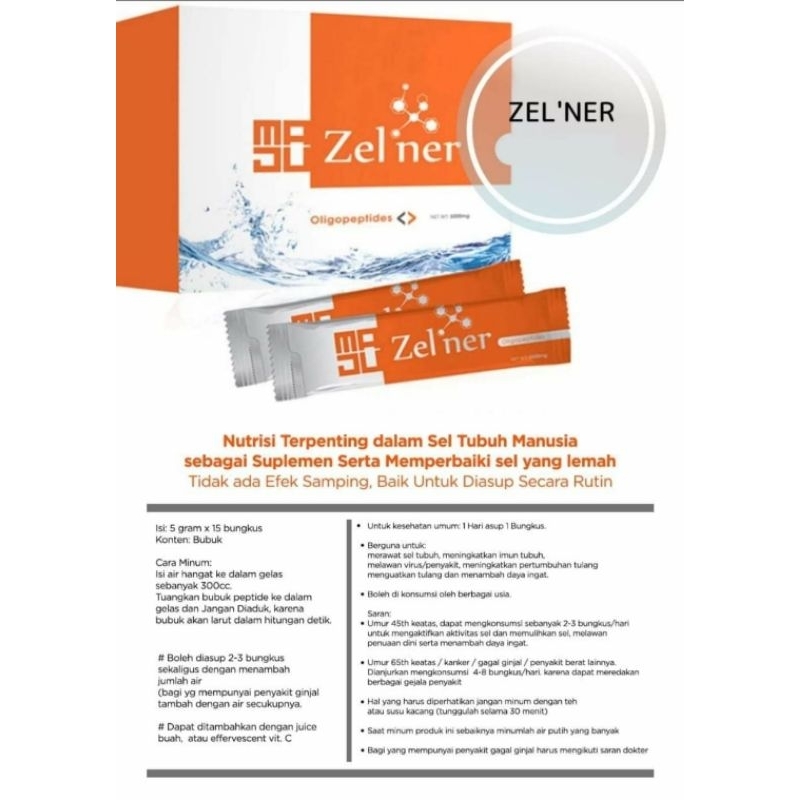 Jual 1 Box Magiclife Zelner Oligo Peptida Original Kemasan Baru isi 21 ...
