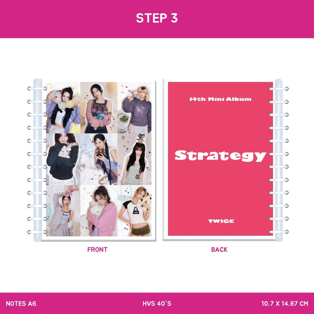 Jual A6 NOTES TWICE THIS IS FOR BUKU NOTE NOTEBOOK KPOP UNOFFICIAL ...