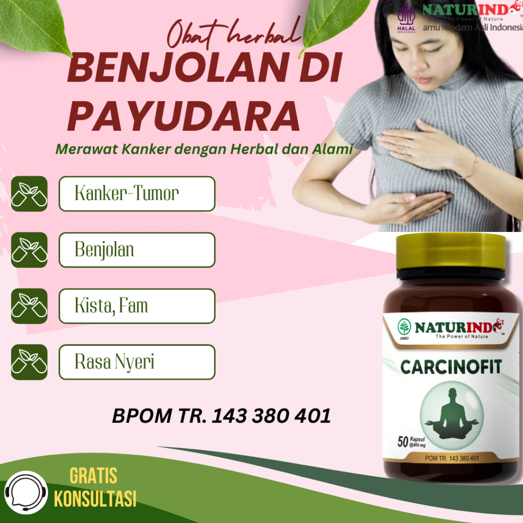 Herbal Kanker Payudara Benjolan Lipoma Tumor Herbal Penghilang Nyeri