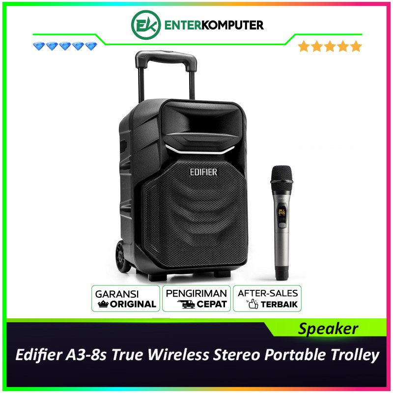 Jual Edifier A3-8s True Wireless Stereo Portable Trolley Speaker ...