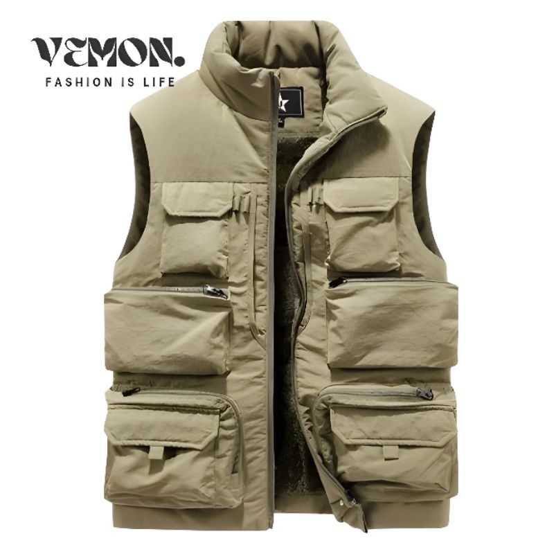 Jual Jaket Rompi Pria / Jaket Rompi / Rompi Multipocket / Rompi Banyak ...