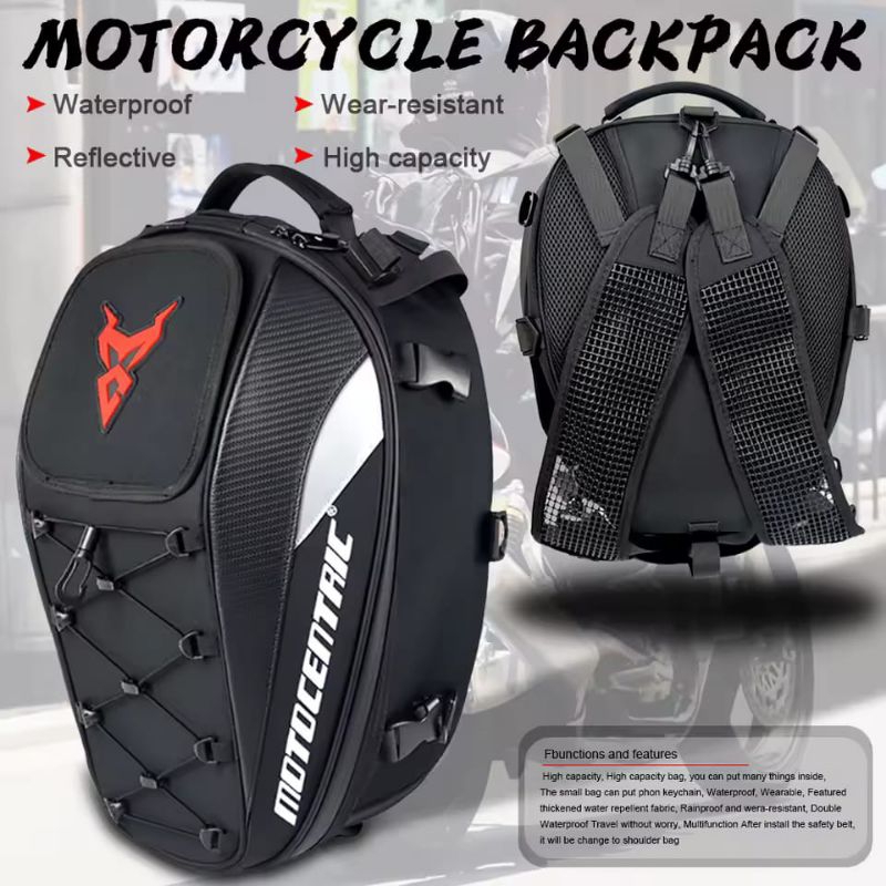Jual Tas Ransel Motor Pria Laki Laki Import Terbaru Premium Tas sepeda ...