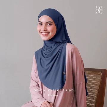 Eltahj – Saiba Instant Oval Tali Hijab Instant Oval Kerudung Jilbab Soft Wanita Jersey