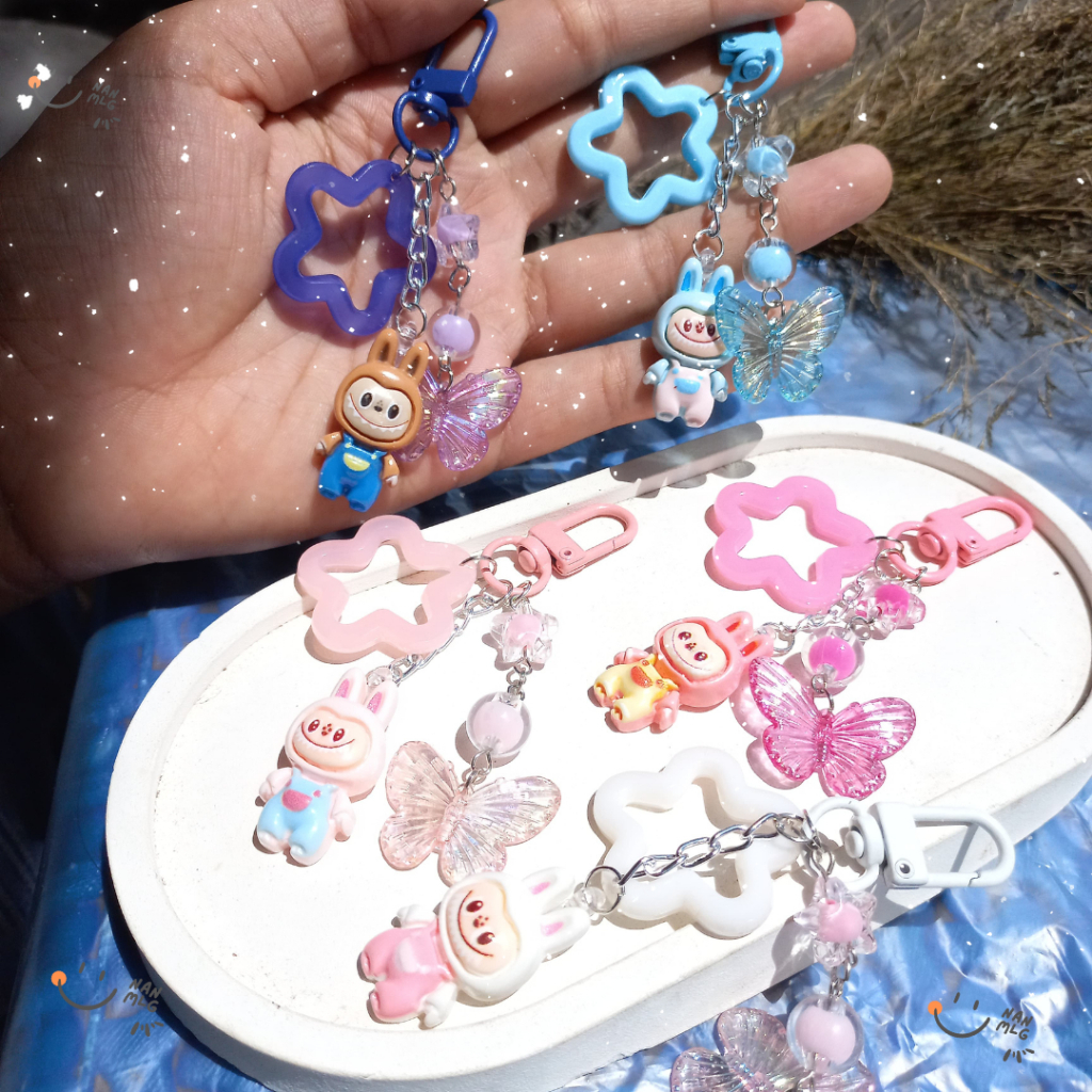 Jual Keychain Gantungan Tas Labubu Bintang Nan.mlg 1093 | Shopee Indonesia