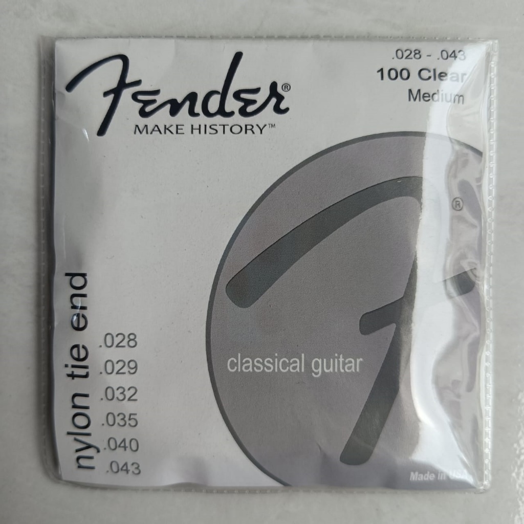 Jual Senar Gitar Klasik Fender 100 Clear Nylon Full Set Classical ...