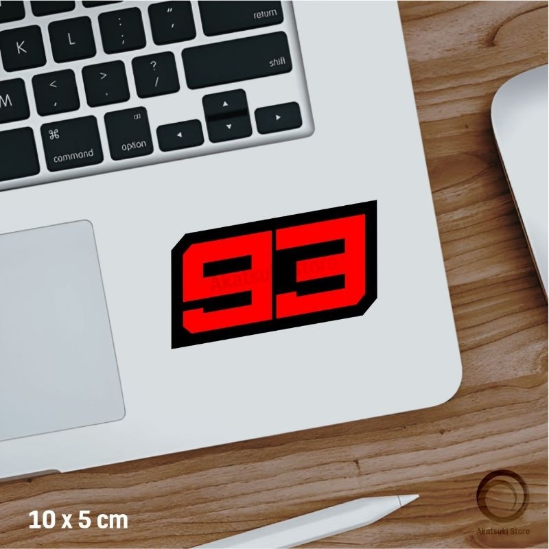 Jual Sticker Stiker Cutting 93 Marquez 2025 Merah Hitam | Shopee Indonesia