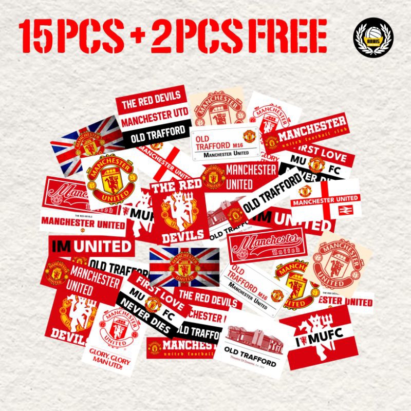 Jual Sticker M4nchester United | The Red Devils | MU | Shopee Indonesia