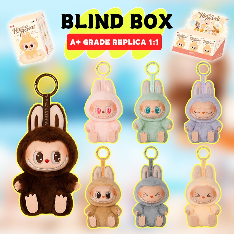 Jual Labubu V2 Blind Box Have A Seat Pop Mart Exciting Macaron