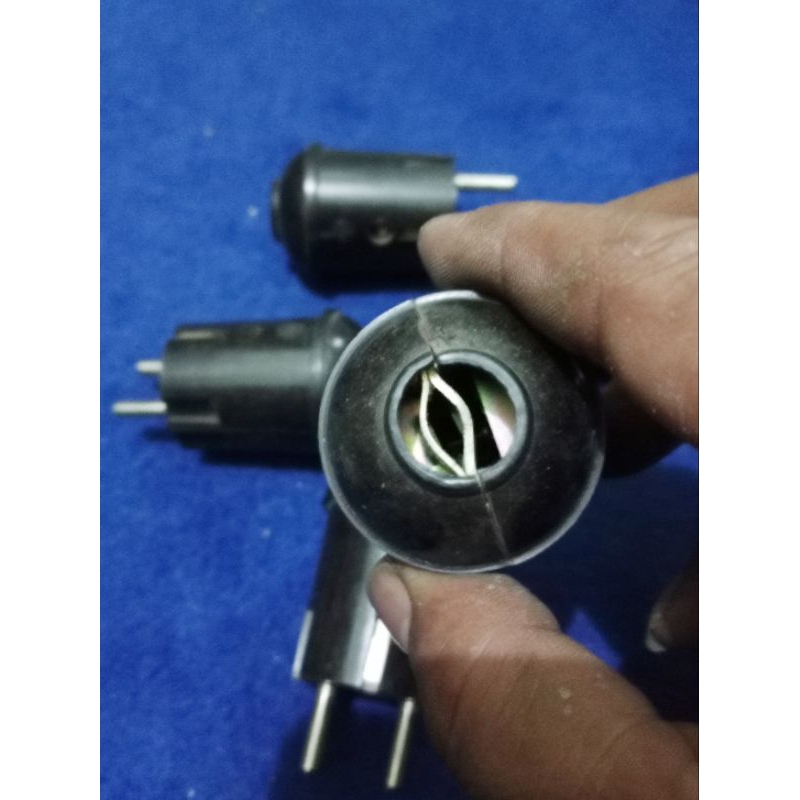 Jual steker colokan kuno bahan sangat kuat anti api terminal kuningan ...