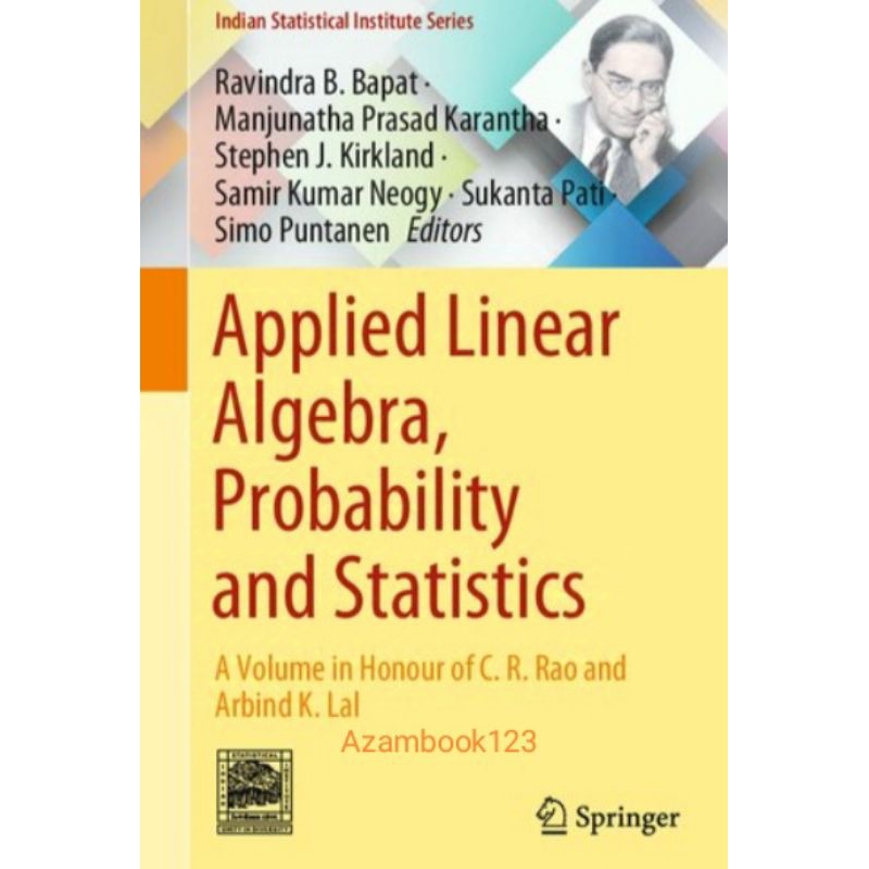 Jual Buku Applied Linear Algebra Probability and Statistics | Shopee ...