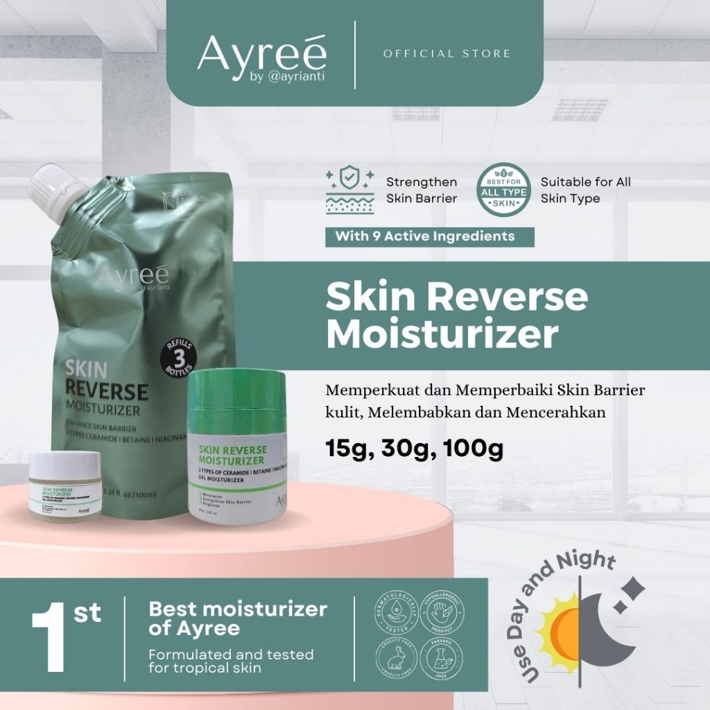 Jual Ayree Skin Reverse Moisturizer 100gr | Shopee Indonesia