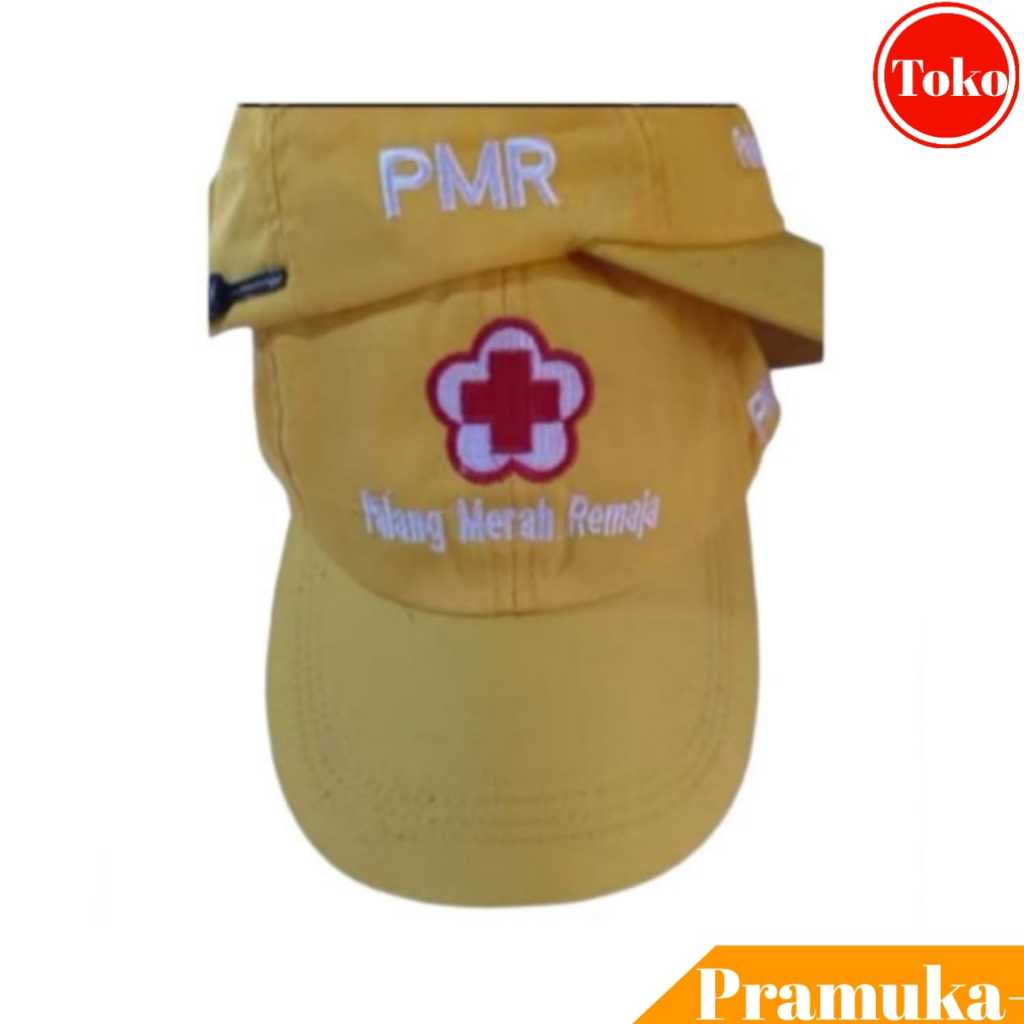Jual Topi PMR Warna Kuning Logo Bordir | Shopee Indonesia