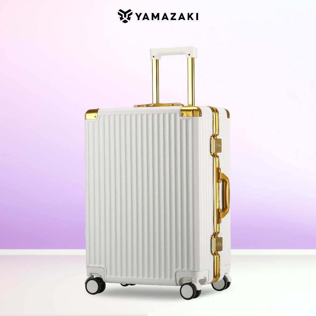 Jual Yamazaki Koper Kabin & Bagasi Futuristik List Gold Y007 | Shopee ...
