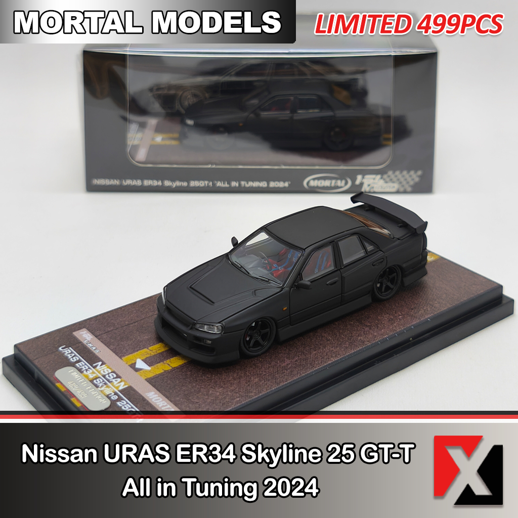 Modellino Mortal 1/64 Nissan Skyline ER34 URAS, Edizione Limitata 2024