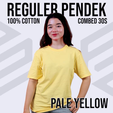 Kaos Polos Lengan Pendek Pria Wanita Unisex 100 Cotton Combed 30S Bahan Lembut Dan Adem (Part 1)