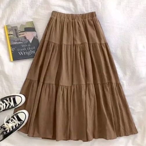 Jual ROK N REMAJA BAHAN CRINKLE ROK POLOS WANITA | Shopee Indonesia