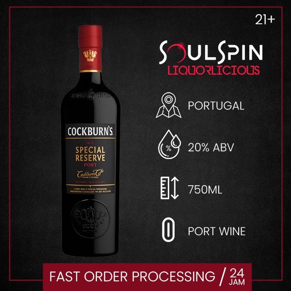 Jual Cockburns Special Reserve Sweet Port Red Wine 750ml | Shopee Indonesia