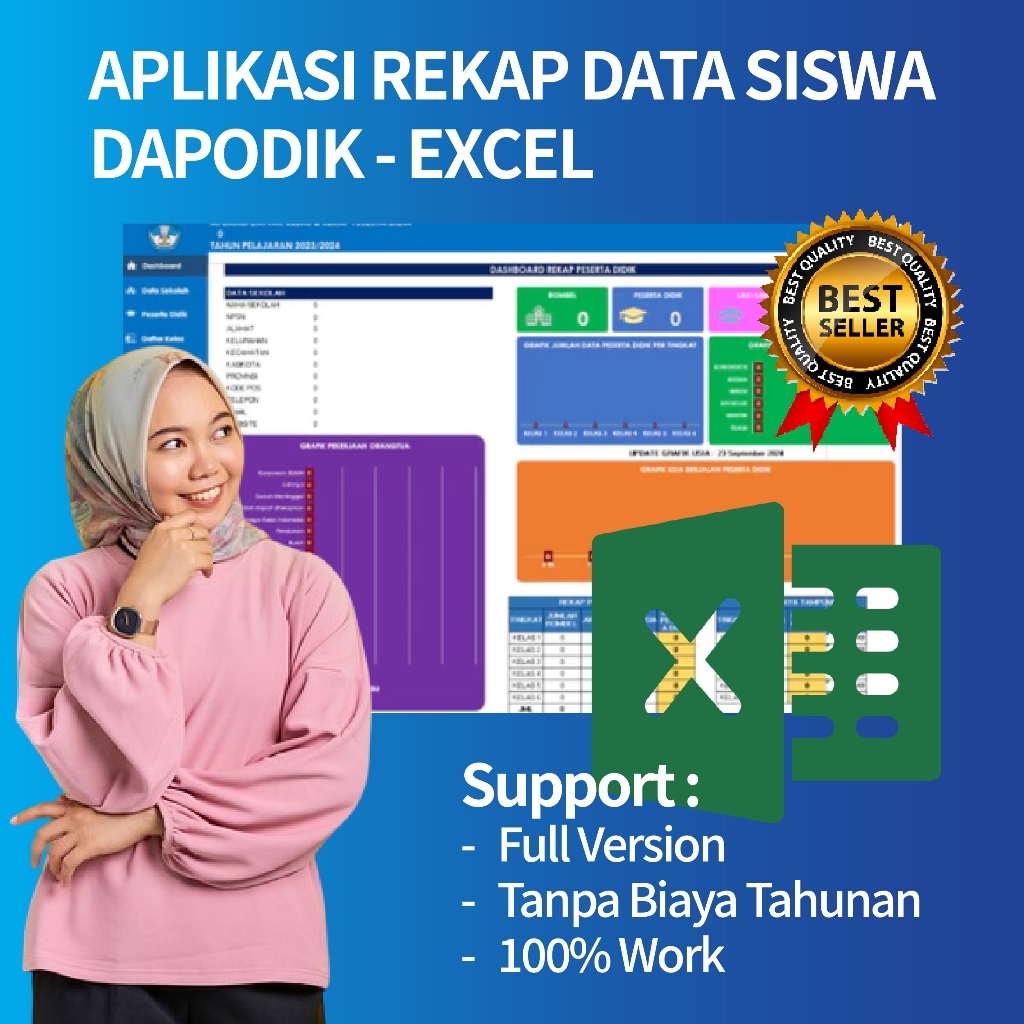 Jual Aplikasi Rekap Data Siswa Berbasis Excel dengan Koneksi Webservice ...