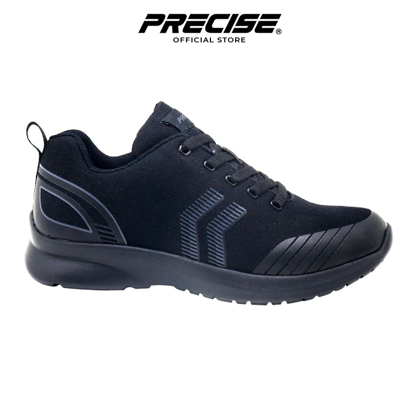 Jual Precise Kaito LC W Sepatu Sneakers Sekolah - All Black | Shopee ...