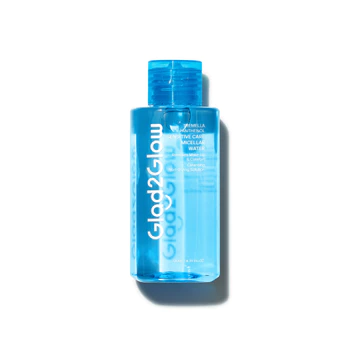 Glad2Glow Micellar Water 130mL Mugwort Salicylic Acid Acne Yuja Vitamin C Cherry Blossom