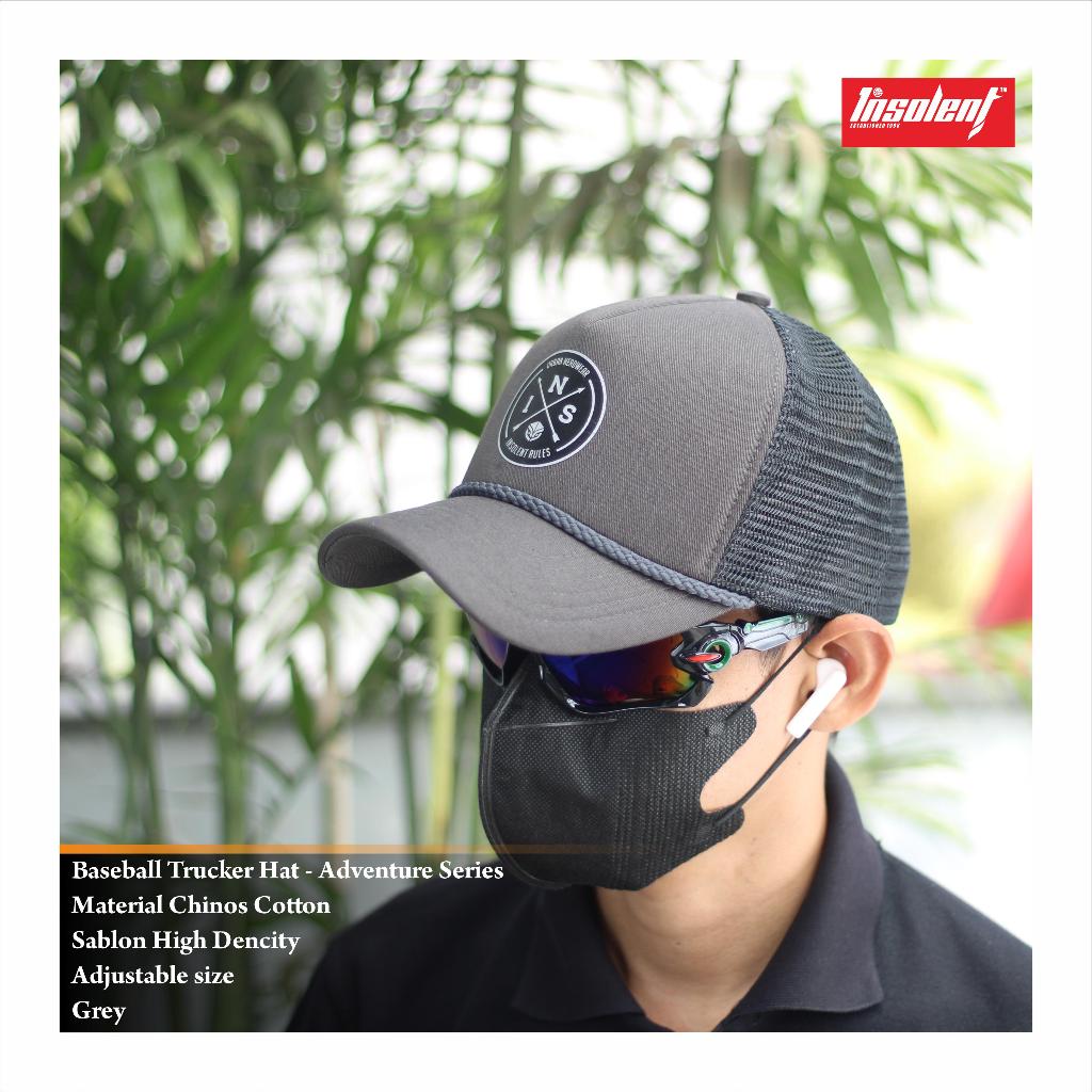 Jual Insolent - Topi Trucker Hat Baseball Jaring - Adventure Series ...