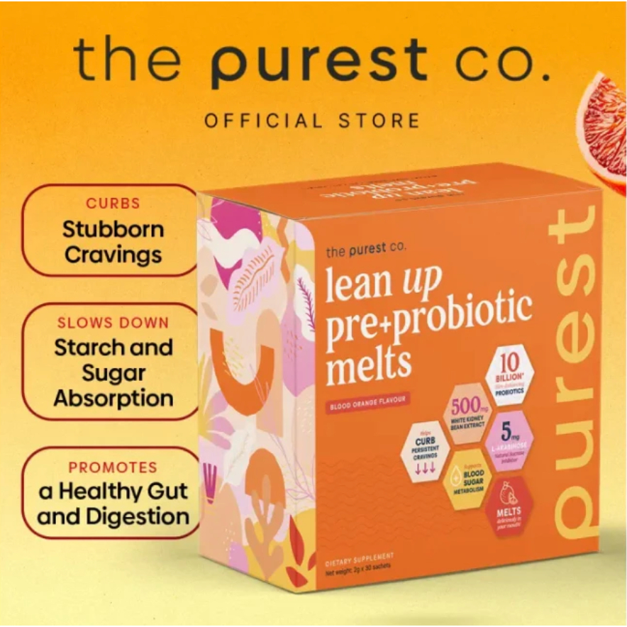 Jual Purest Co Lean Up Pre+Probiotic Melts (Gut Health and Carb Control ...